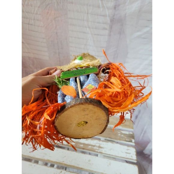 Scarecrow fall decor country folk art home kitchen decor - Picture 6 of 6